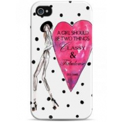 фото Чехол a girl should be two things: classy and fabulouse - iPhone 4 / 4S case Sahar cases