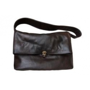 фото Небольшая темно-коричневая женская сумочка 