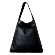 фото Дизайнерская кожаная женская сумка Fedora черного цвета FEDORA