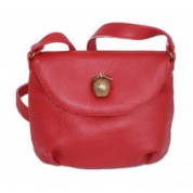 фото Ярко-красная маленькая сумочка Marimann через плечо