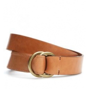 фото Ремень мужской Anderson's Double O-Ring Heavy Leather Natural