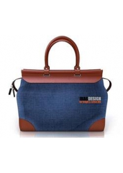 фото Дизайнерская дорожная сумка-саквояж с принтом Sacvoyage 126 женский iBag Design