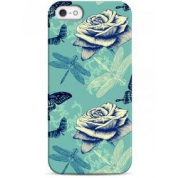 фото Чехол с розами и стрекозами - iPhone 5 / 5S / 5C Sahar cases