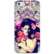 фото Чехол девушка с цветами в волосах - iPhone 5 / 5S / 5C Liberty