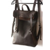 фото Темно-коричневый кожаный рюкзак VIRRONEN, женский