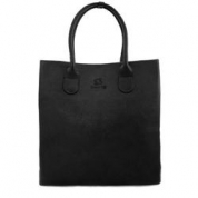 фото Черная кожаная женская сумка TWO-ТA