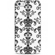 фото Чехол черный узор на белом - iPhone 5 / 5S / 5C Sahar cases