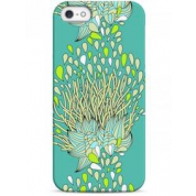 фото Чехол графика на бирюзовом фоне - iPhone 5 / 5S / 5C Sahar cases