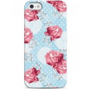 фото Чехол розы на нежно-голубом фоне - iPhone 5 / 5S / 5C Sahar cases