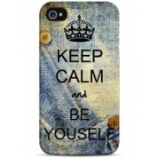 фото Чехол keep calm and be yourself - iPhone 4 / 4S Sahar cases