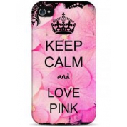 фото Чехол keep calm and love pink - iPhone 4 / 4S Sahar cases