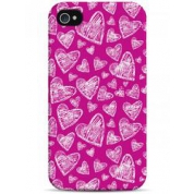 фото Чехол рисунок сердечки - iPhone 4 / 4S Sahar cases