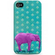 фото Чехол фиолетовый слон - iPhone 4 / 4S Sahar cases