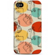 фото Чехол винтажные чемоданчики - iPhone 4 / 4S Sahar cases