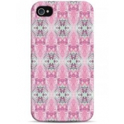 фото Чехол розовый принт - iPhone 4 / 4S Sahar cases