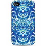 фото Чехол голубой мистические узор - iPhone 4 / 4S Sahar cases