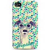 фото Чехол собака Хипстер - iPhone 4 / 4S Sahar cases