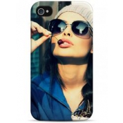 фото Чехол девушка с вишенкой - iPhone 4 / 4S Sahar cases