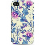 фото Чехол розовые вьюнки - iPhone 4 / 4S Sahar cases