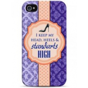 фото Чехол i keep my head, heels and standarts high - iPhone 4 / 4S case Sahar cases