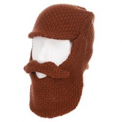 фото Шапка мужская с бородой Beard Head Classic Brown