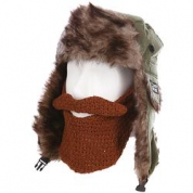 фото Шапка мужская с бородой Beard Head Trapper Classic Brown Beard