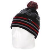 фото Шапка мужская с помпоном Huf 10K Beanie Black