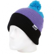 фото Шапка мужская с помпоном Neff Snappy Black/Purple/Cyan