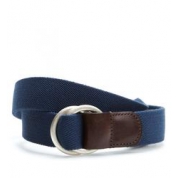 фото Ремень мужской Anderson's Double O-Ring Elastic Canvas Plain Blue