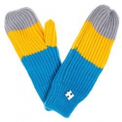 фото Варежки женские Harrison Beatrice Gloves Yellow/Blue/Grey