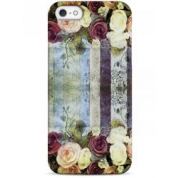 фото Чехол винтажные цветы на полосатом фоне - iPhone 5 / 5S / 5C Sahar cases