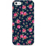 фото Чехол цветочный принт на черном фоне - iPhone 5 / 5S / 5C Sahar cases