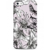 фото Чехол графичные цветы на фиолетовом фоне - iPhone 5 / 5S / 5C Sahar cases