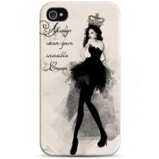 фото Чехол always wear your invisible crown - iPhone 4 / 4S case Sahar cases