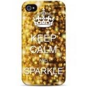 фото Чехол keep calm and sparkle - iPhone 4 / 4S case Sahar cases